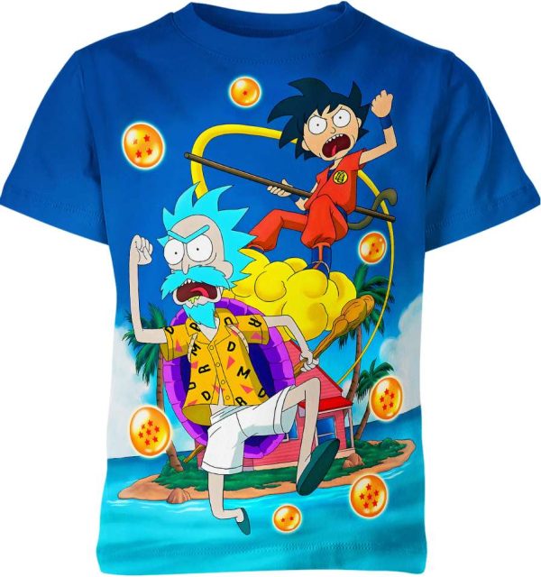 Rickkk And M0rty Drag0n Bol Z Unisex Adult And Kid T-shirt