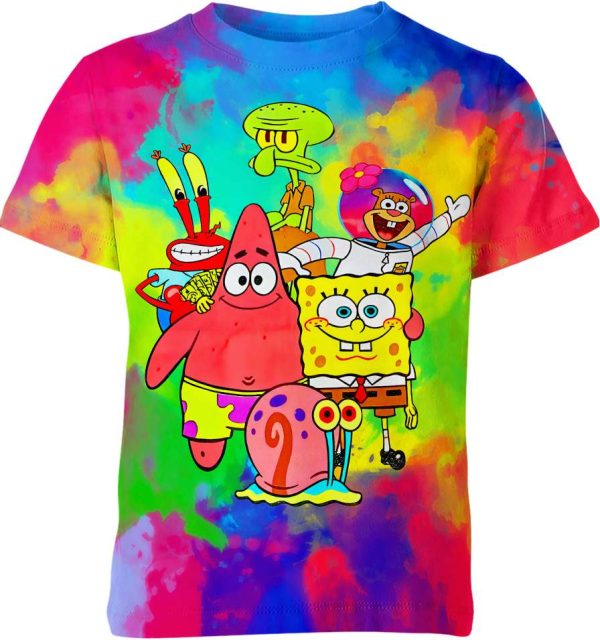 SP0nge.Bob Square.Pants Unisex Adult And Kid T-shirt