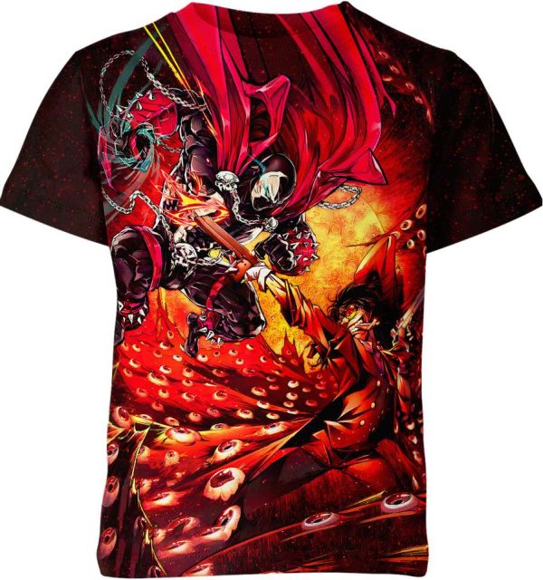 Spawnnn Alucard Hellsing M.Vel Comics Unisex Adult And Kid T-shirt