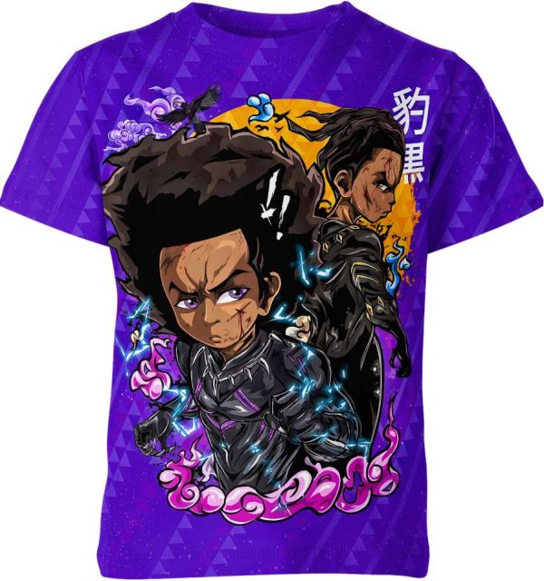 Huey Riley FreeMannn The Boondocks Unisex Adult And Kid T-shirt