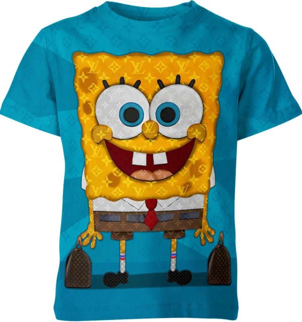 SP0nge.Bob Square.Pants L0uis Vuittt0n Unisex Adult And Kid T-shirt