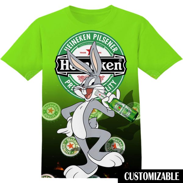 He1nekken Buggs Bunny Tshirt Adult And Kid Tshirt