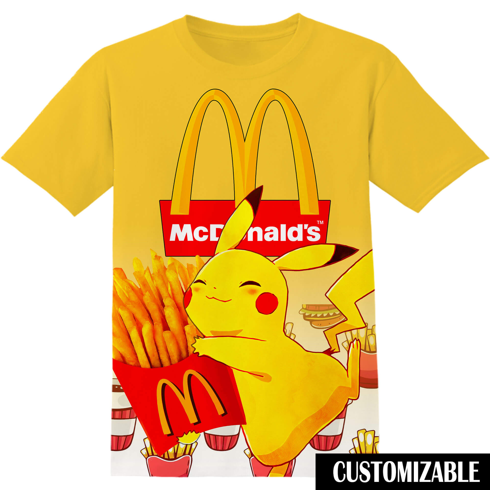 Mc.Donalllds P0kem0n P1kachuuu Tshirt Adult And Kid Tshirt