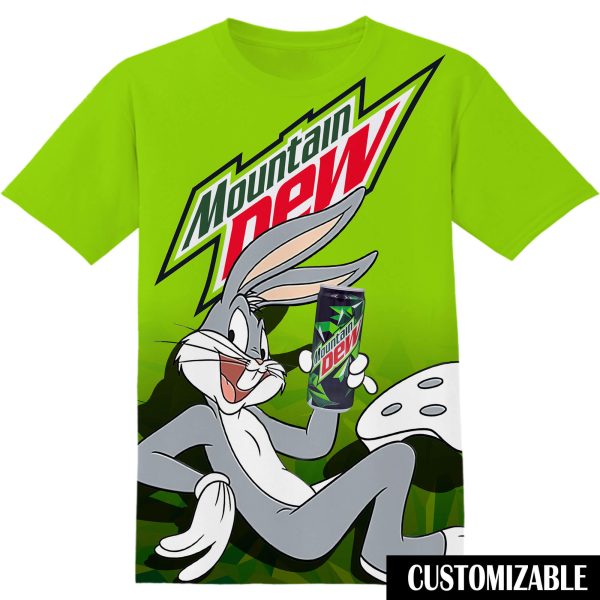 M0unta1n Deww Buggs Bunny Tshirt Adult And Kid Tshirt