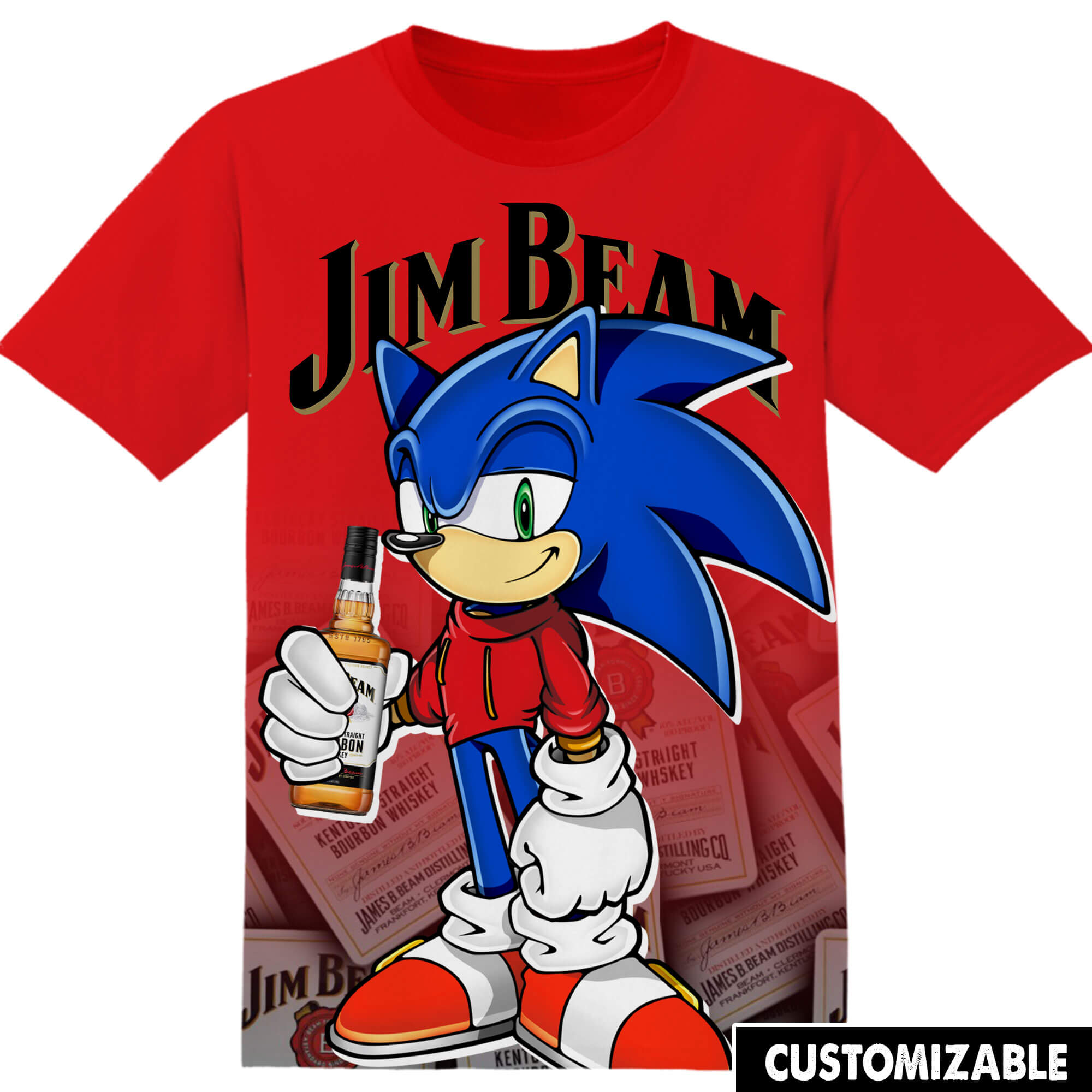 Jiim Beamm S0nic the Hedgeh0g Tshirt Adult And Kid Tshirt
