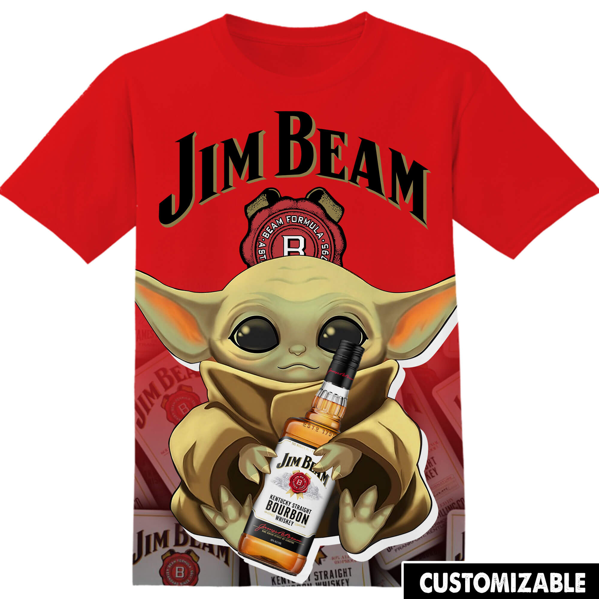 Jimm Beamm Starr Warss Y0da Tshirt Adult And Kid Tshirt