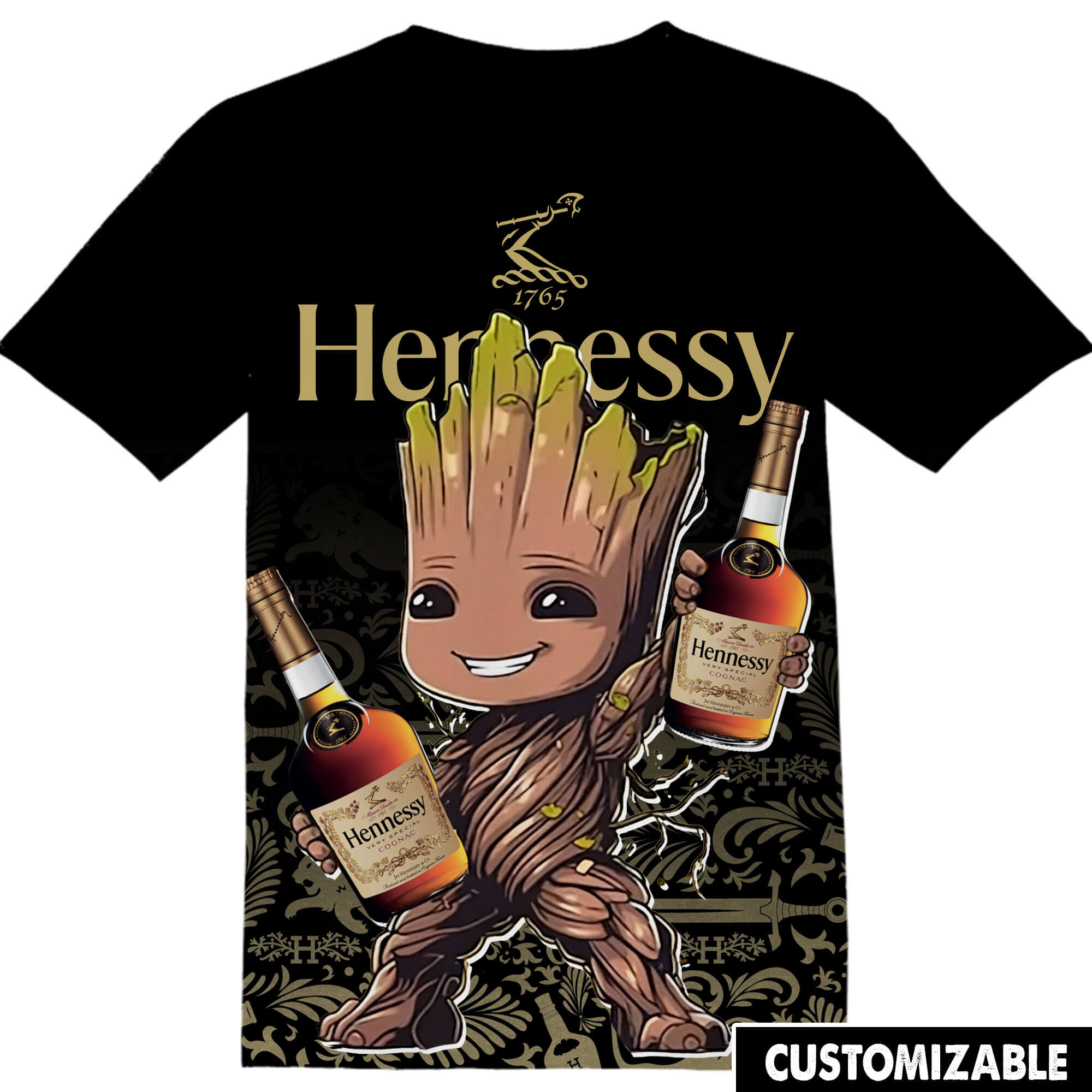 Hennesssy M.Vel Gr00t Tshirt Adult And Kid Tshirt