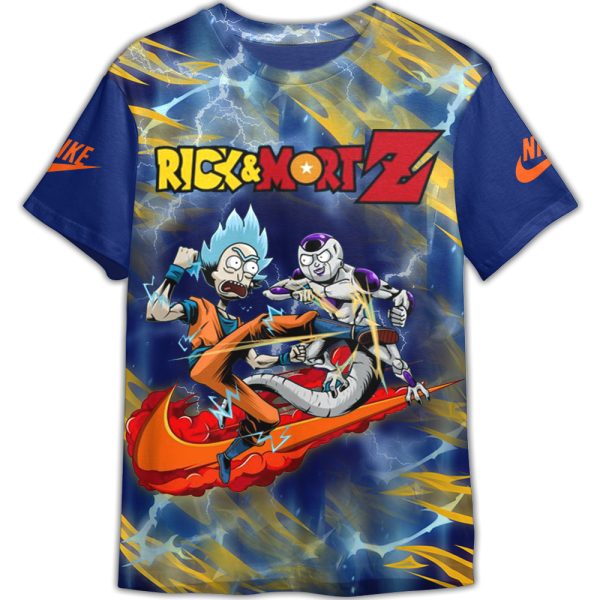 Rick And Morty Dragon Ball Nike Unisex Adult And Kid T-shirt