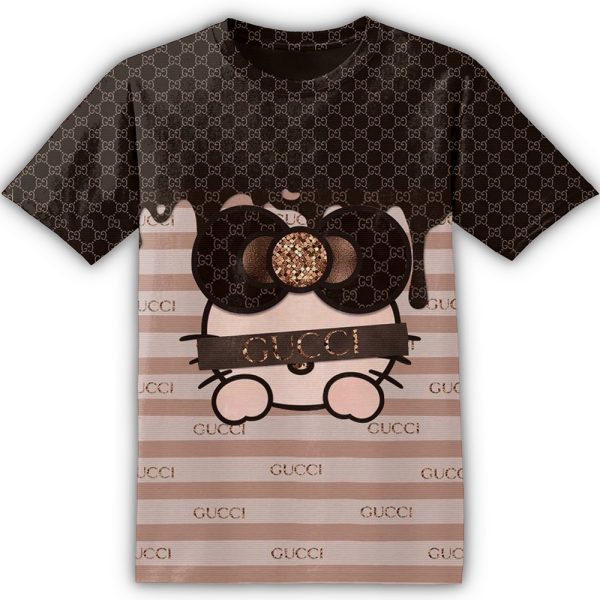 Hello Kitty Gucci Unisex Adult And Kid T-shirt
