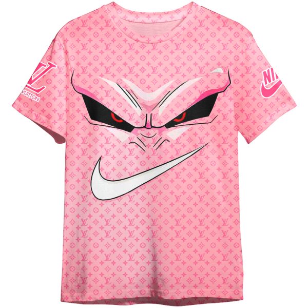 Majin Buu Dragon Ball Nike Louis Vuitton LV Unisex Adult And Kid T-shirt
