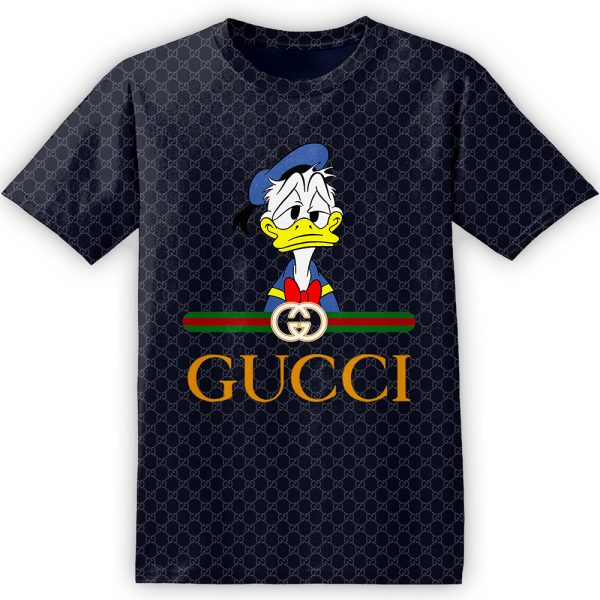 Gucci Donald Duck Adult And Kid Tshirt Gift For Fan ND