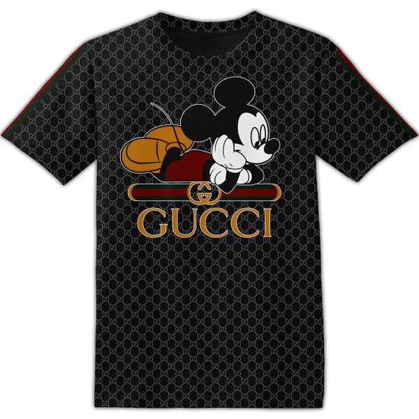 Mickey Mouse Gucci Unisex Adult And Kid T-shirt