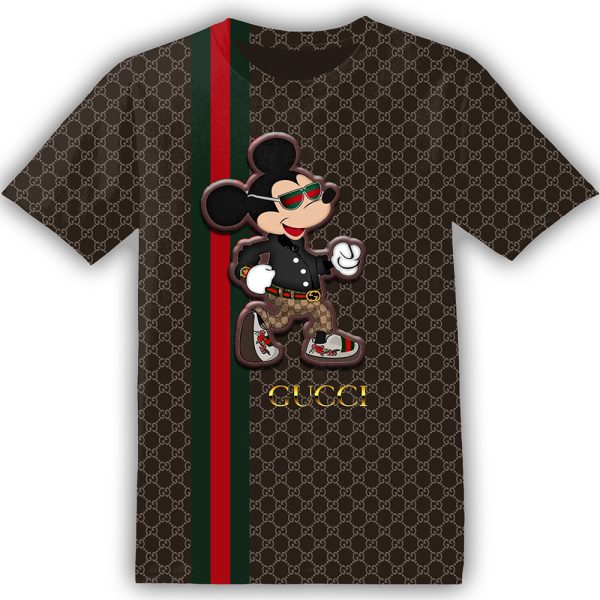 Mickey Mouse Disney Gucci Adult And Kid Tshirt Gift For Fan ND