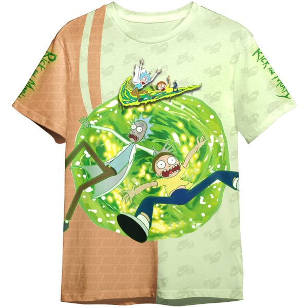 Rick And Morty Nike Unisex Adult And Kid T-shirt