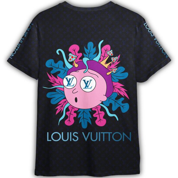 Louis Vuitton LV Rick And Morty Unisex Adult And Kid T-shirt - Image 2