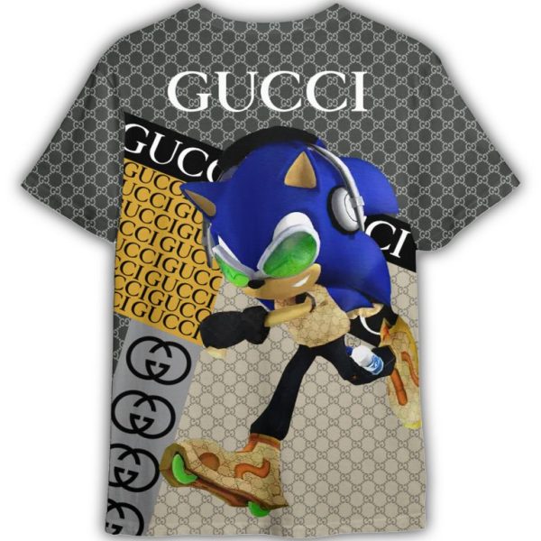 Gucci Sonic Unisex Adult And Kid T-shirt - Image 2