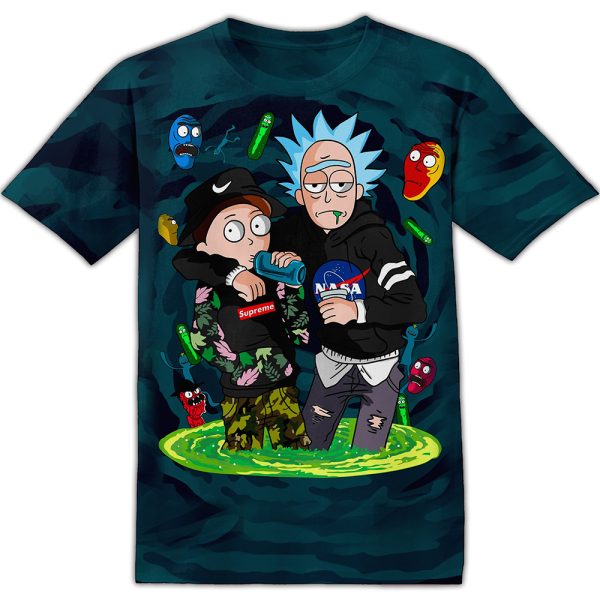 Rick and Morty Supreme Adult And Kid Tshirt Gift For Fan ND