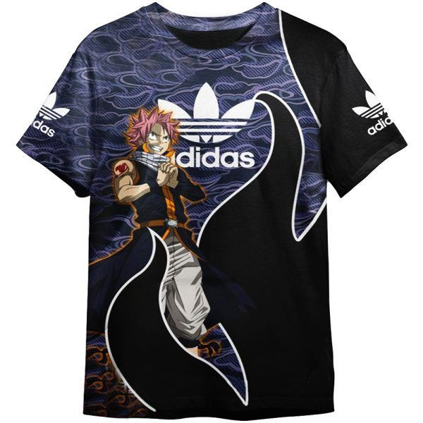 Fairy Tail Natsu Dragneel Adidas Adult And Kid Tshirt Gift For Fan ND