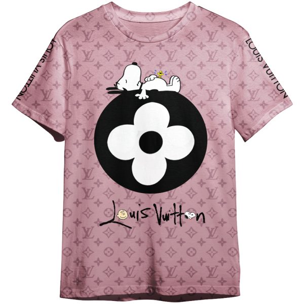 Louis Vuitton LV Snoopy Unisex Adult And Kid T-shirt