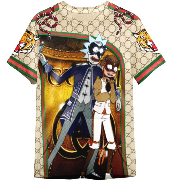 Rick And Morty Gucci Unisex Adult And Kid T-shirt
