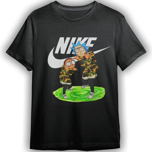 Soldier Rick And Morty Nike Adult And Kid Tshirt Gift For Fan ND