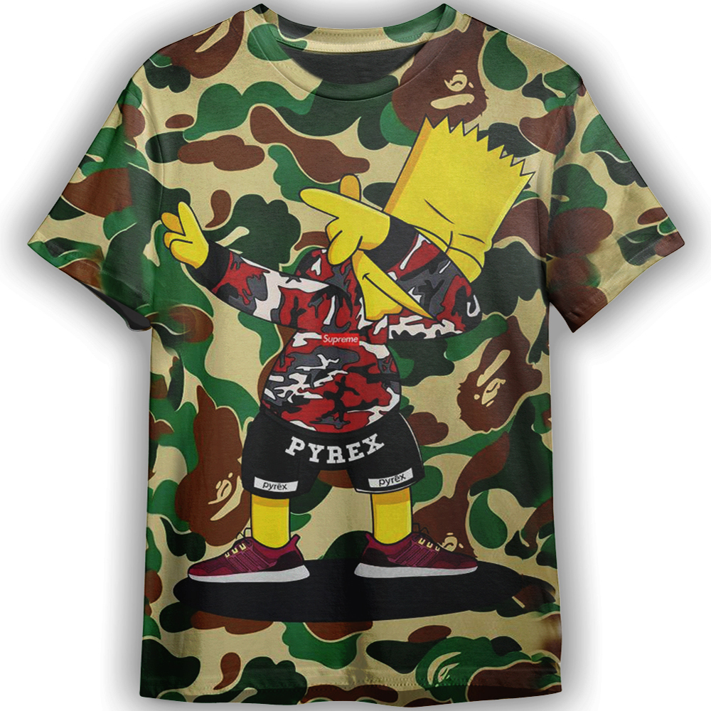 Dabbin Bart Simpson Supreme Adult And Kid Tshirt Gift For Fan ND