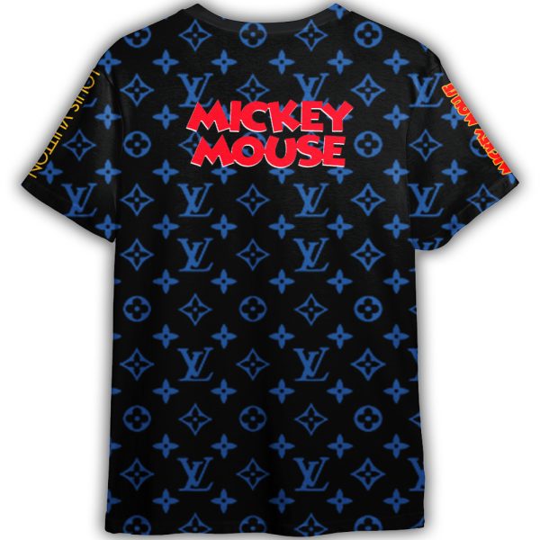 Mickey Mouse Louis Vuitton LV Unisex Adult And Kid T-shirt - Image 2