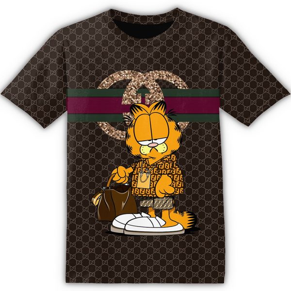 Garfielddd Gucciii Unisex Adult And Kid T-shirt