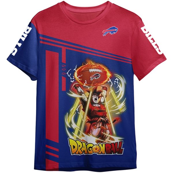 NFL Dragon Ball Super Heroes Buffalo Bills Adult And Kid Tshirt Gift For Fan ND