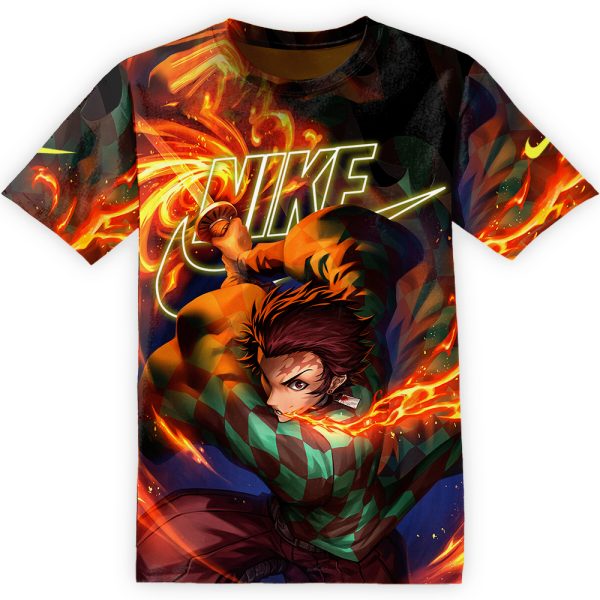 Tanjiro Demon Slayer Nike Unisex Adult And Kid T-shirt ND