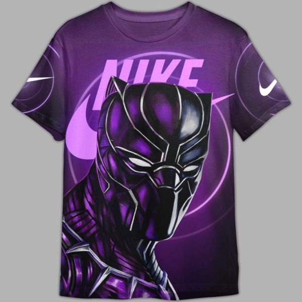 Black Panther Marvel Nike Unisex Adult And Kid T-shirt
