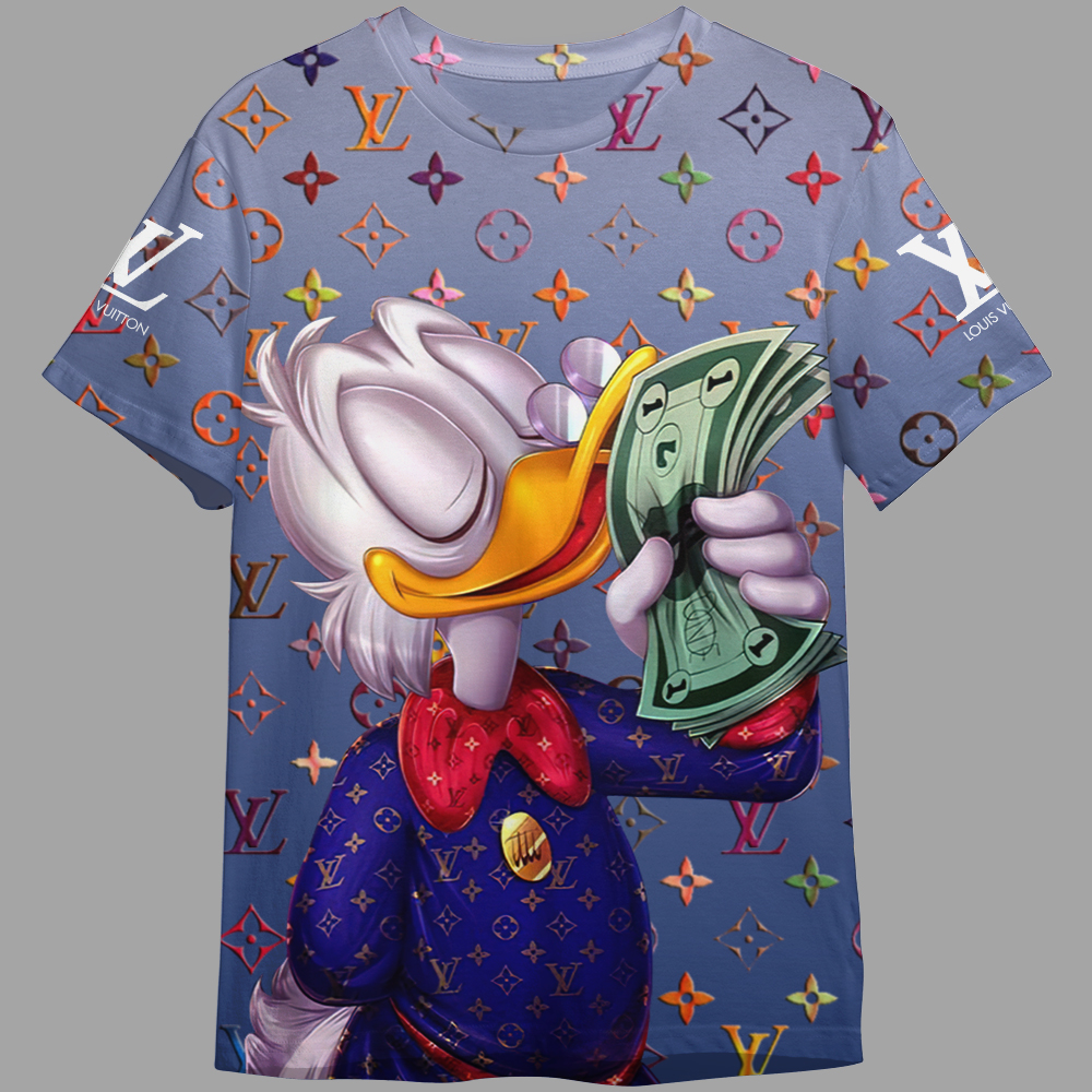 Donald Duck LV Adult And Kid T-shirt Gifts For Fan ND