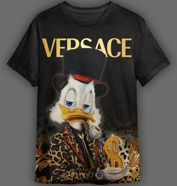 Donald Duck Versace Adult And Kid Tshirt Gift For Fan ND