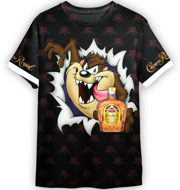 Taz Mania Crown Royal Adult And Kid Tshirt Gift For Fan ND