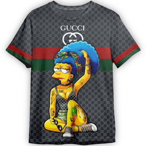 The Simpsons Gucci Unisex Adult And Kid T-shirt ND