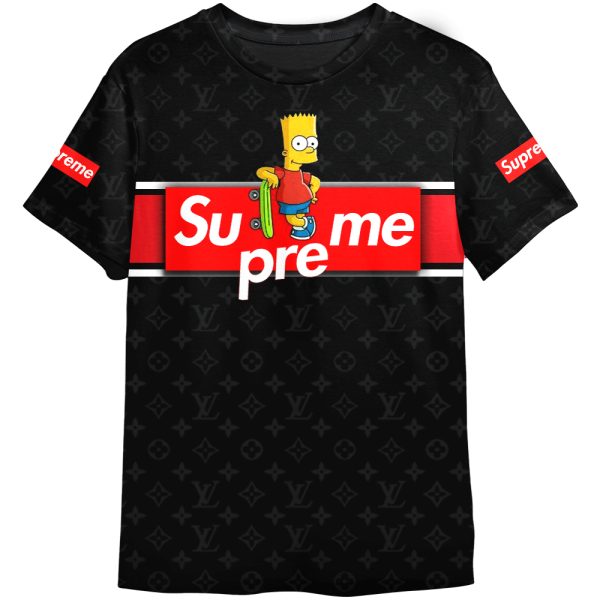 The Simpsons Supreme LV Adult And Kid Tshirt Gift For Fan ND