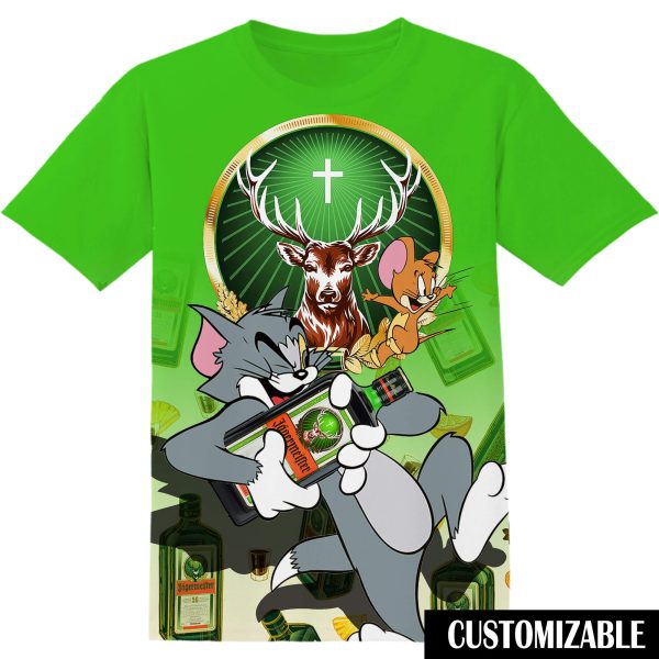Jagermeister Tom And Jerry Tshirt Adult And Kid Tshirt