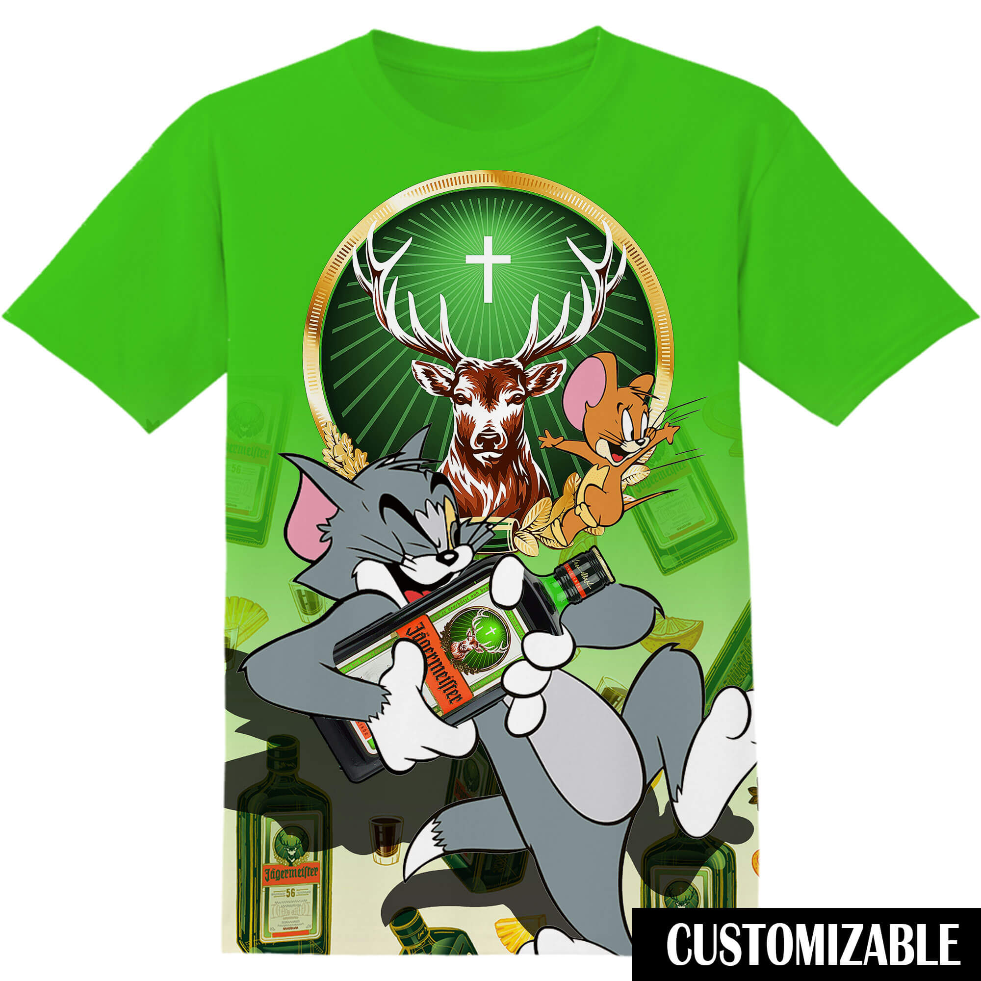 Jagermeister Tom And Jerry Tshirt Adult And Kid Tshirt