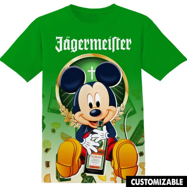 Jagermeifter Disney Mickey Tshirt Adult And Kid Tshirt