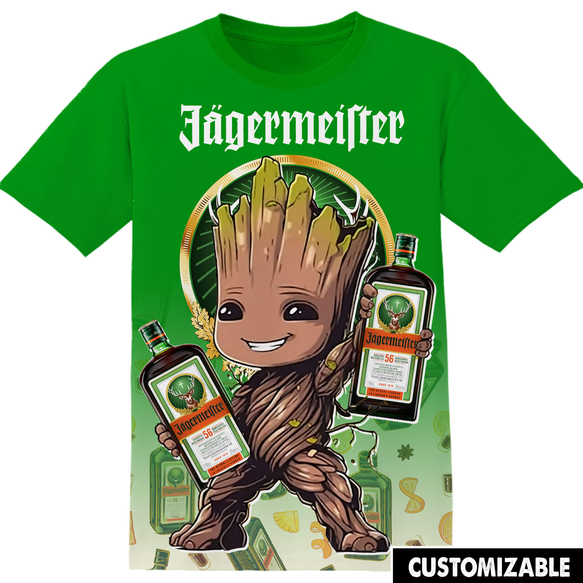 Jagermeifter Marvel Groot Tshirt Adult And Kid Tshirt