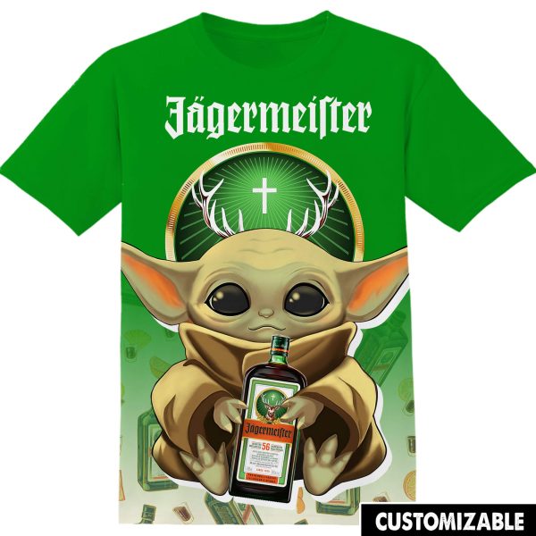 Jagermeifter Star Wars Yoda Tshirt Adult And Kid Tshirt