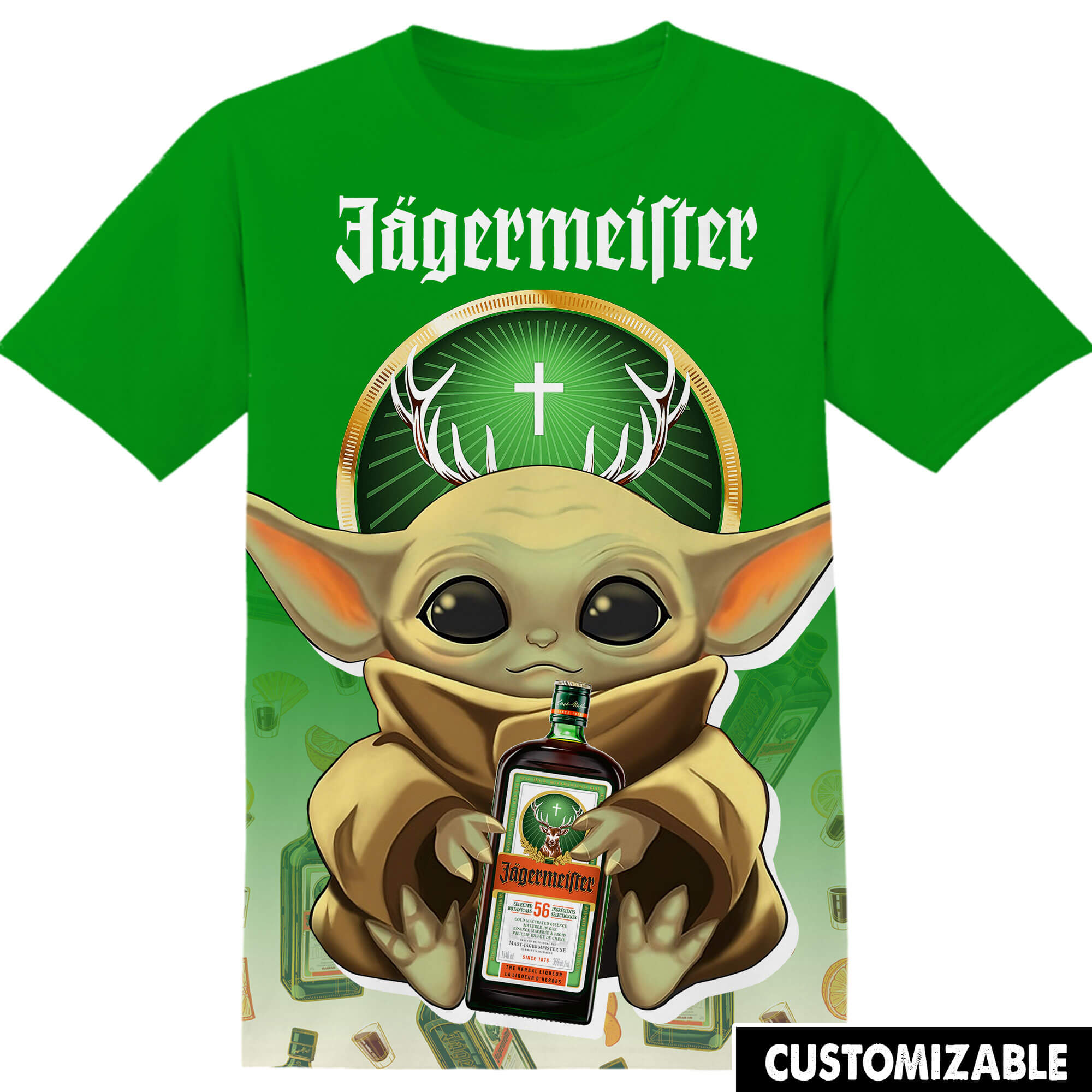 Jagermeifter Star Wars Yoda Tshirt Adult And Kid Tshirt