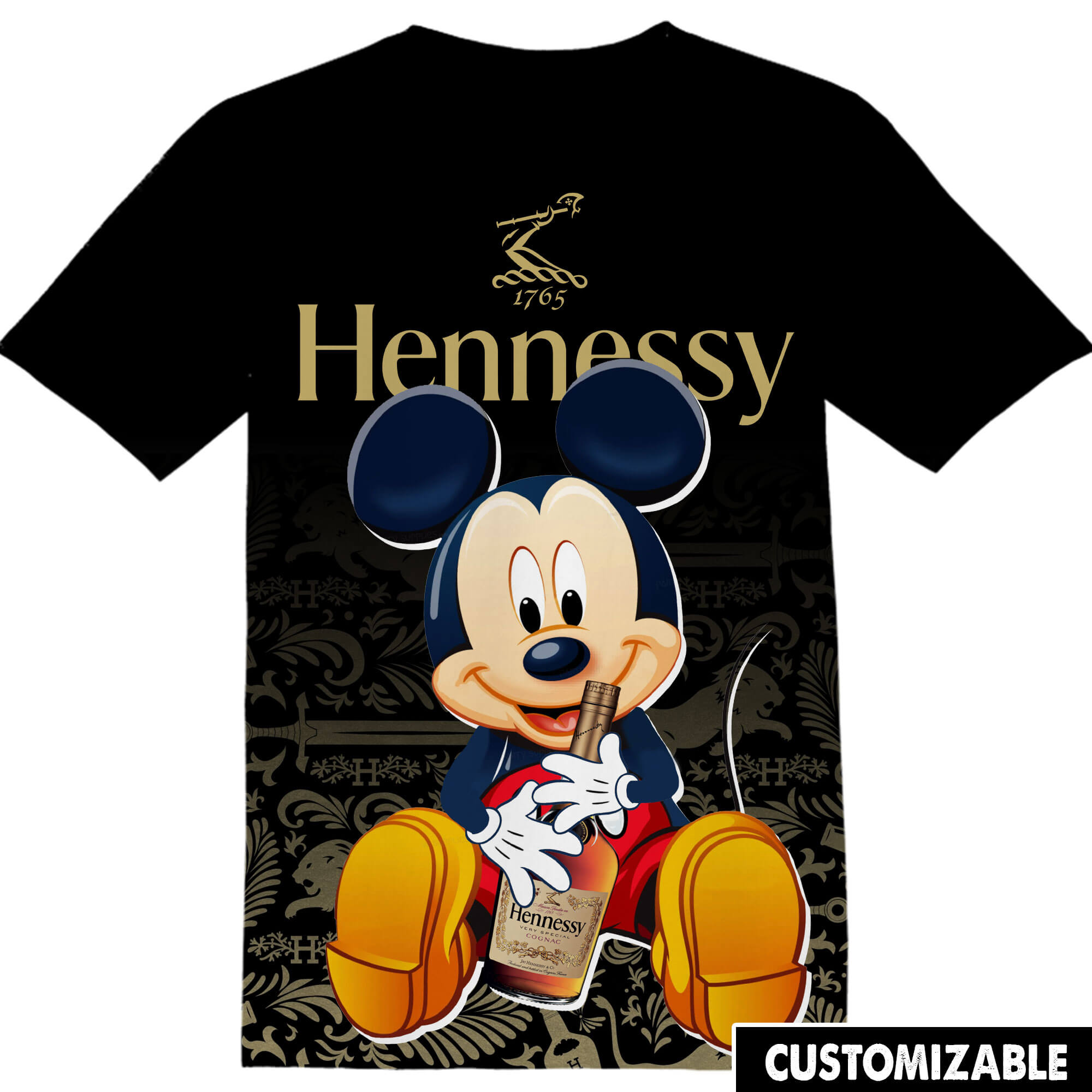 Hennessy Mickey Tshirt Adult And Kid Tshirt