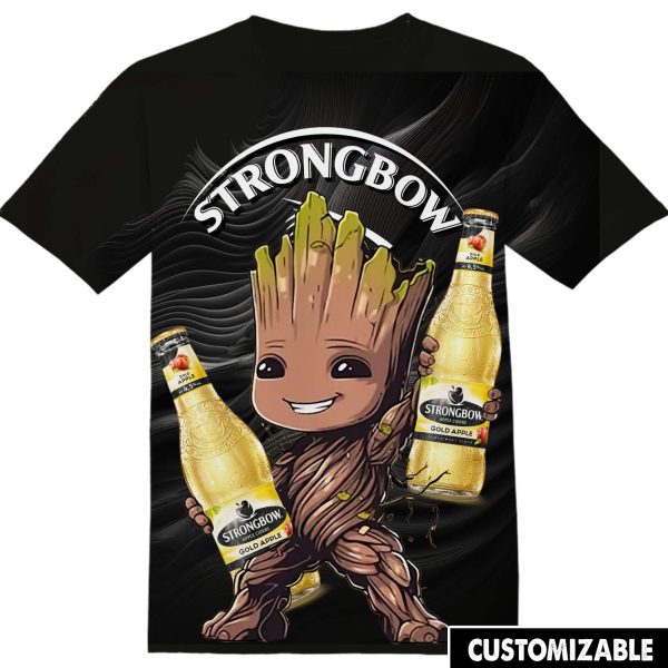 Strongbow Marvel Groot Tshirt Adult And Kid Tshirt