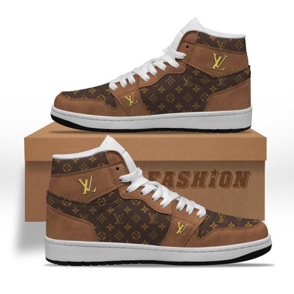 Premium Louis Vuitton Luxury  Air Jordan1 Hightop Sneaker Shoes Gifts For Men Women NP