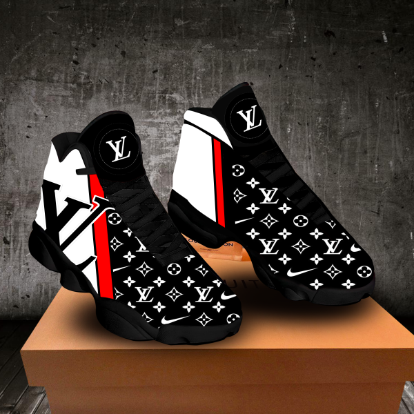 Louis Vuitton black Air Jordan13 sneakers shoes hot Louis Vuitton for men women hot 2025 NP