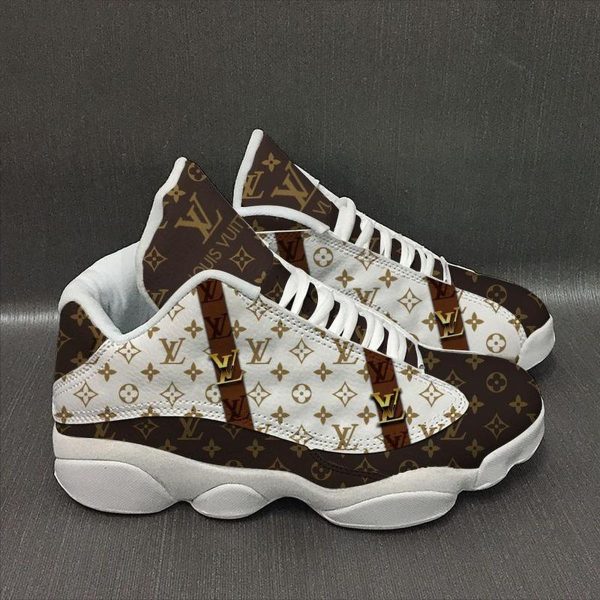 Luxury Louis Vuitton Air Jordan 13 sneakers shoes brown white gifts for men women hot 2025 NP