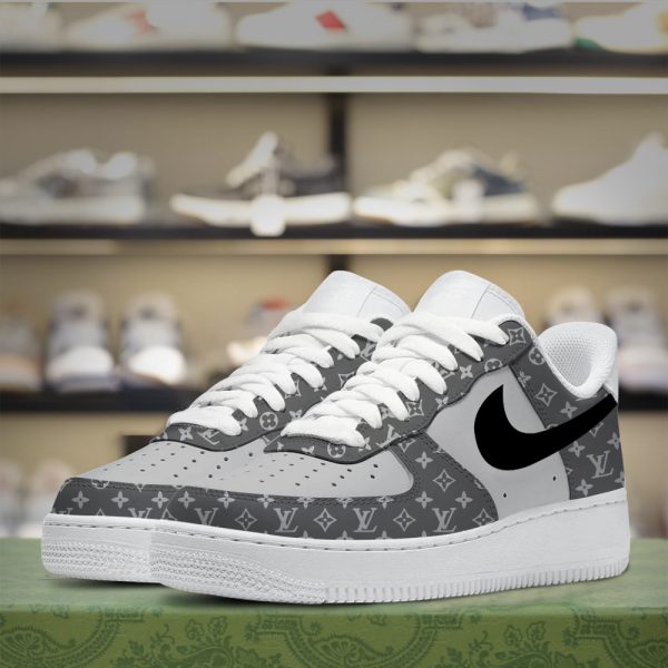 Grey Luxury LLV AF 1 Sneaker Shoes Gift For Men Women NP