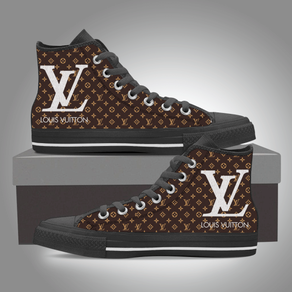 VLL Black Brown High Top Shoes Sneakers Hot 2025 VLL For Men Women HT