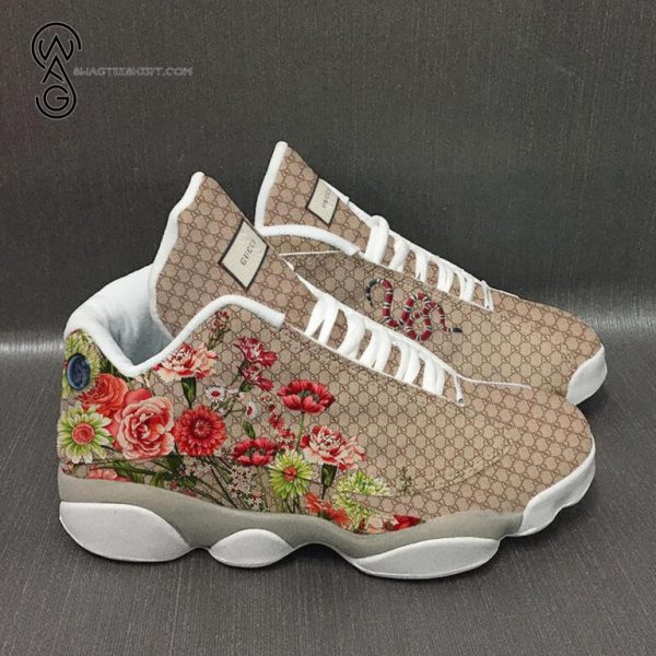 Floral Gucci Classic Symbol Air Jordan 13 Shoes Sneakers Hot 2025 Gift Unisex For Men Women DL